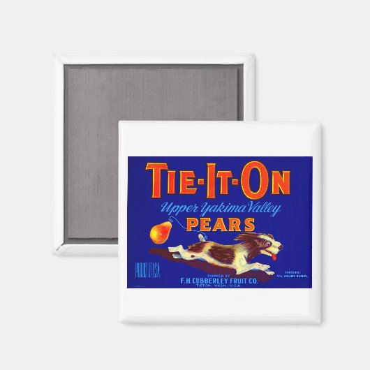 絞り梨 マグネット (正面/裏面)