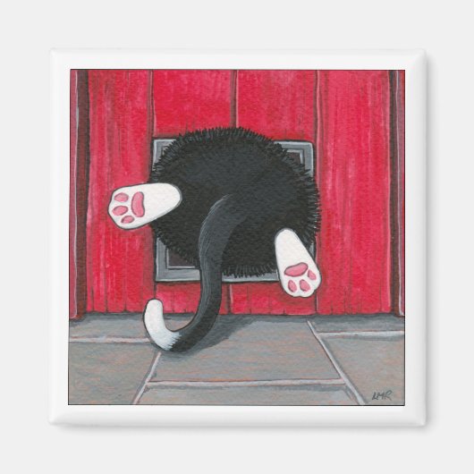 絞り猫マグネットのビット マグネット (正面)