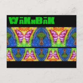 絞り絵はがき「フラッタ壁画」 ポストカード