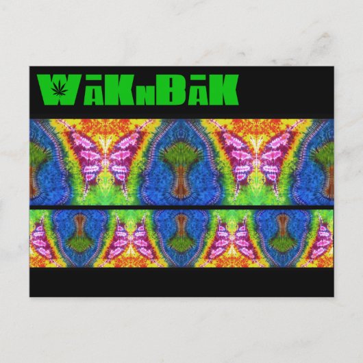 絞り絵はがき「フラッタ壁画」 ポストカード (正面)