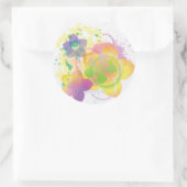 絞り花2 ラウンドシール (バッグ)