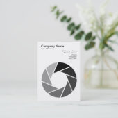 絞り記号 – トーン 名刺 (スタンド正面)