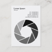 絞り記号 – トーン 名刺 (裏面)