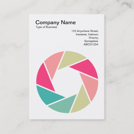 絞り記号 – 色01 名刺 (正面)