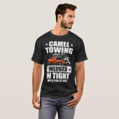 絞り込まれた時にラクダが牽引する Tシャツ (正面フル)