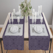 絞り込み紫斑模様が屈折 ショートテーブルランナー