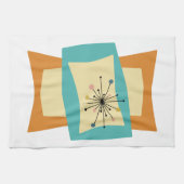 絞り長方形ミッドセンチュリーモダンレトロ キッチンタオル (横)