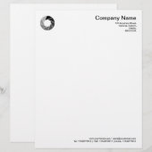 絞り – トーン レターヘッド (正面/裏面)