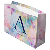 絞カラフル染モノグラム ラージペーパーバッグ (裏面アングル)