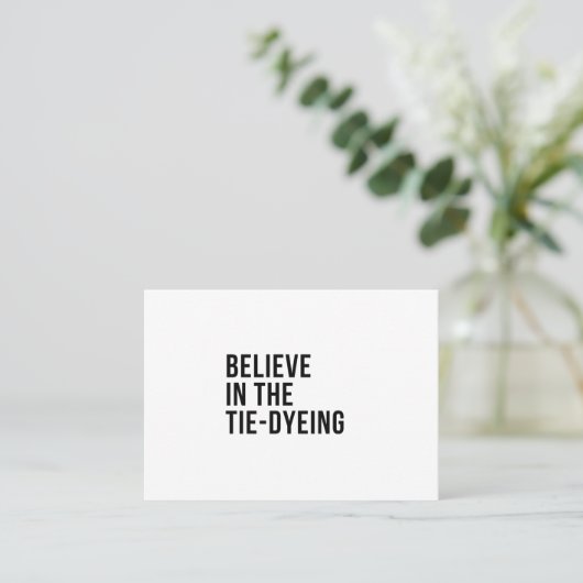 絞信じり染めで 名刺 (スタンド正面)