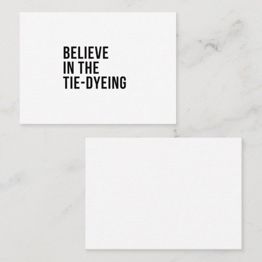 絞信じり染めで 名刺 (正面/裏面)