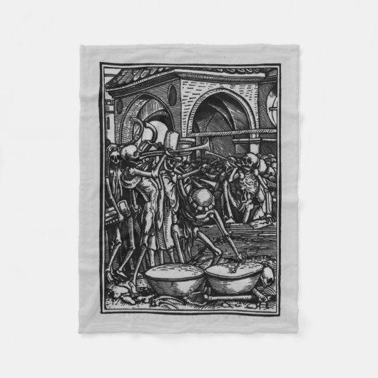 |絞首刑すべての人の骨 フリースブランケット (正面)