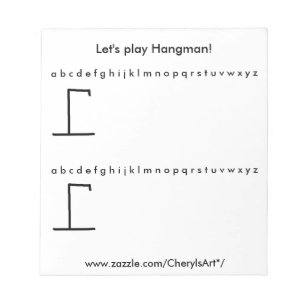 絞首刑執行人のメモ帳の演劇のゲーム ノートパッド