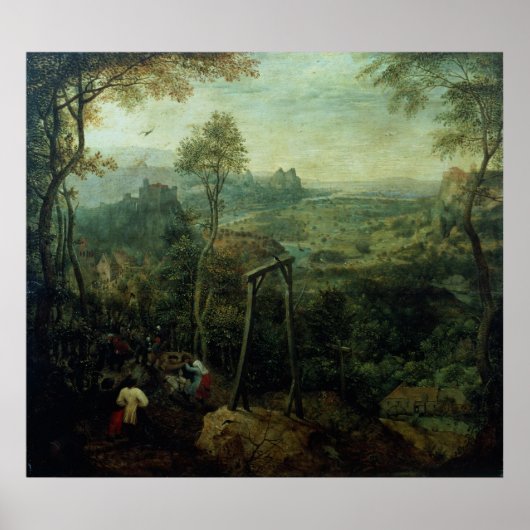 絞首台のマグピー， 1568 ポスター (正面)