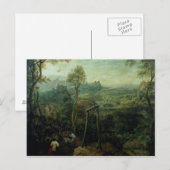 絞首台のマグピー， 1568 ポストカード (正面/裏面)