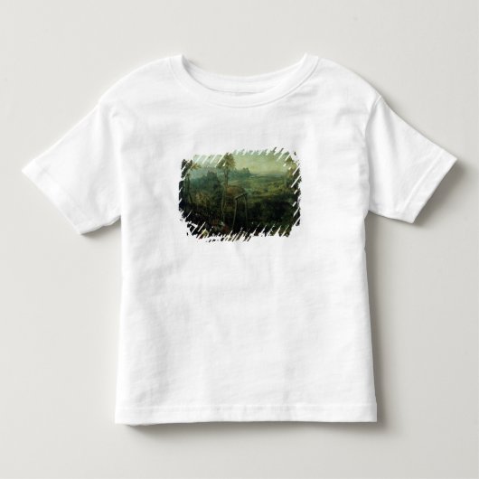 絞首台1568年のカササギ トドラーTシャツ (正面)