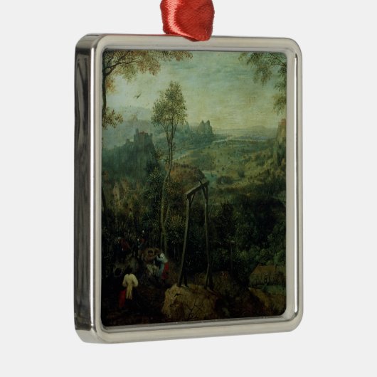 絞首台1568年のカササギ メタルオーナメント (右)