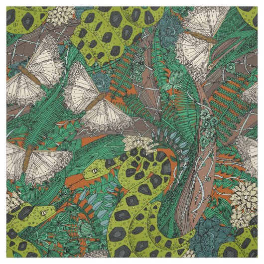 絡まった森林さび ファブリック (見本)