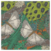 絡まった森林さび ファブリック (クローズアップ)