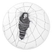 「絡まった」 セラミックノブ (正面)