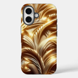絡み合うゴールド iPhone 16ケース