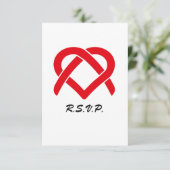 絡み合うハートの出欠確認 出欠カード (スタンド正面)