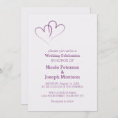 絡み合う2つのデキセドリン錠 招待状 (正面/裏面)