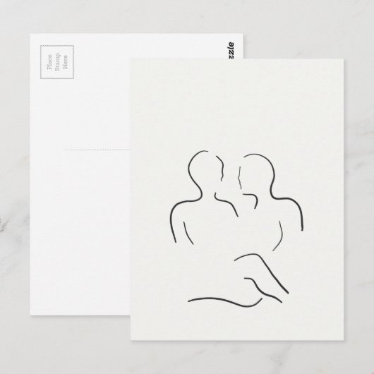 絡み合う ポストカード (正面/裏面)