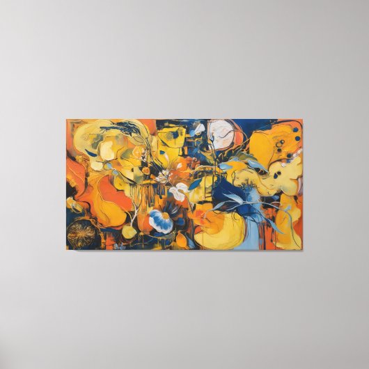 絡み合ったエネルギー キャンバスプリント (正面)