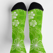 絡み合ったクローバー ソックス (上部)