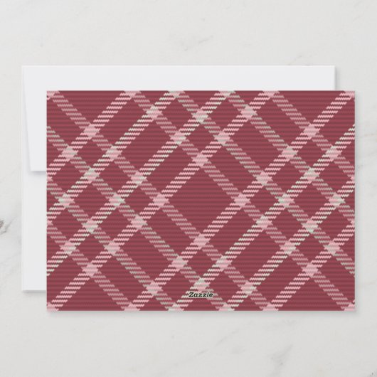 絡み合ったティンセルおもしろい犬ペット写真クリスマス シーズンカード (裏面)