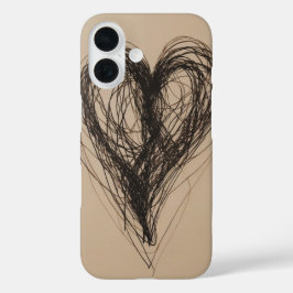 絡み合ったハート iPhone 16ケース