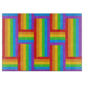 絡み合ったプライドガラス カッティングボード (正面)