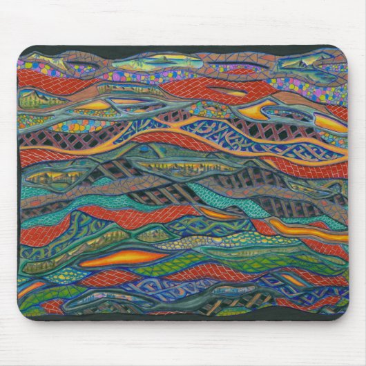 絡み合った人 マウスパッド (正面)