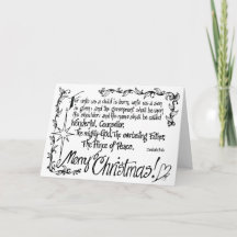 絡み合った宗教クリスマスカード