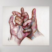 絡み合った手 ポスター (正面)