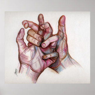 絡み合った手 ポスター