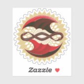 絡み合った竜 シール (シート)