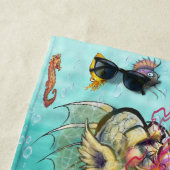 絡み合った触手 ビーチタオル (インサイチュ)