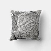 絡み合った電流ピローカバー クッション (裏面)