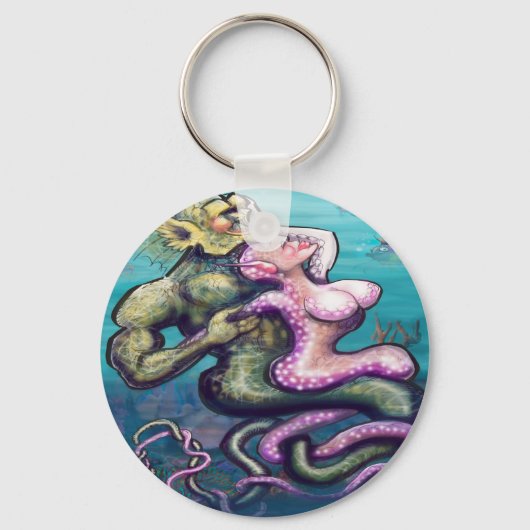 絡み合った キーホルダー (正面)