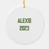 絡み合ってティンセルを手に入れるな – パーソナライズ – セラミックオーナメント (裏面)