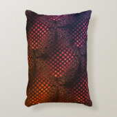 絡み合っ描たジャートネットのような赤ワイン アクセントクッション (正面(垂直))