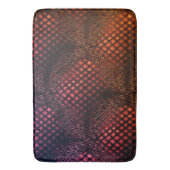 絡み合っ描たジャートネットのような赤ワイン バスマット (正面縦)