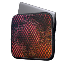 絡み合っ描たジャートネットのような赤ワイン ラップトップスリーブ