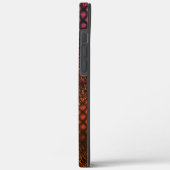 絡み合っ描たジャートネットのような赤ワイン Case-Mate iPhoneケース (裏面 / 左)