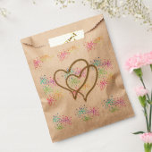 絡み合わせたハートによってもつれさせるロープのロマンチックな花火 フェイバーバッグ (封をした状態)