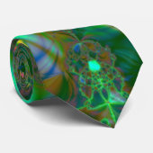 絡んだ運命のフラクサイケデリックタル ネクタイ (ロール)