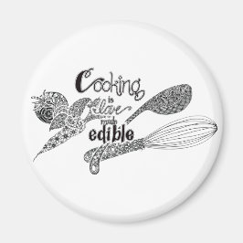 絡んだ「料理」磁石 マグネット