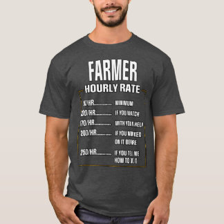 給与カッコいい農家ことわざ農家 Tシャツ
